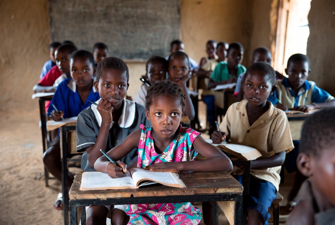 Children learning in classroom